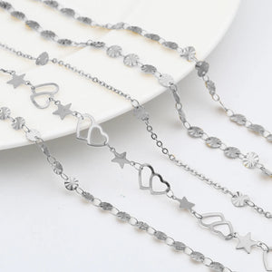 Silver Stainless Steel Anklet For Women Metal Chain Anklets Bracelet
