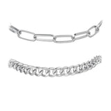 Silver Stainless Steel Anklet Beach Ankle Bracelet Foot Jewelry Gift
