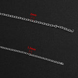 Silver Stainless Steel Cable Chain 2.0Mm
