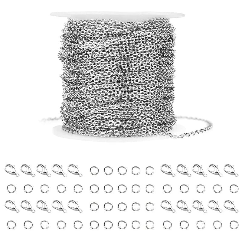 Silver Stainless Steel Cable Chain 2.0Mm