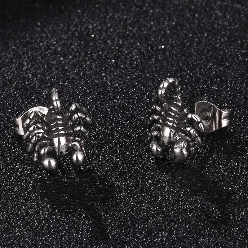 Scorpion Stud Earring Punk Halloween Jewelry SP0678