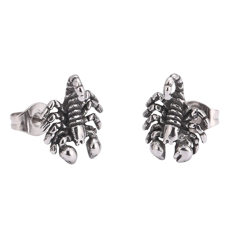 Scorpion Stud Earring Punk Halloween Jewelry SP0678