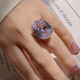 Silver Wedding Rings Party Ring CZ INS for Women Girls Gift Jewelry