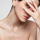 Silver Witch Knot Necklace Celtic Knot Protection Amulet