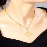 Silver Witch Knot Necklace Celtic Knot Protection Amulet