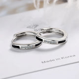 Silver Crystal Hoop Earrings Classic High Jewelry