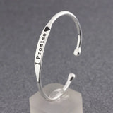 Silver Cuff Bangle Bracelet for Women Chain Bracelet MAMAHSZ-S