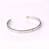 Silver Cuff Crystal Love Forever Bangle Bracelet Women Jewelry Gift Bracelet