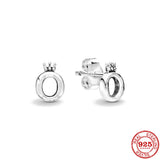 925 Sterling Silver Flower Life Tree Round Hoop Earrings Gift