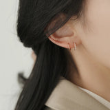 925 Silver Stud Earrings Women's Delicate Jewelry