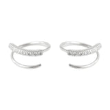 925 Silver Stud Earrings Women's Delicate Jewelry