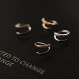 925 Silver Stud Earrings Women's Delicate Jewelry
