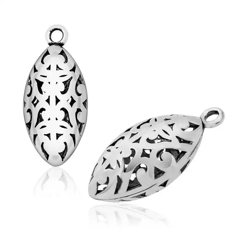 Silver Engraved Bullet Rosary