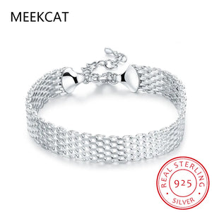 Silver Lace Pattern Bracelet 925 Sterling Silver Charm Bangle Bracelet