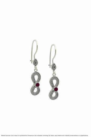 Silver Filigree Infinity Earrings
