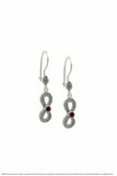 Silver Filigree Infinity Earrings