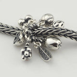 Silver Fruit Bear Foundation String Beads for Bracelet Jewelry