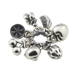 Silver Fruit Bear Foundation String Beads for Bracelet Jewelry
