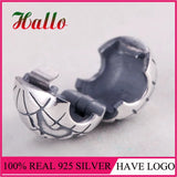 Silver Galaxy Globe Silver Clip Beads for Bracelet 925 Dangle Charms