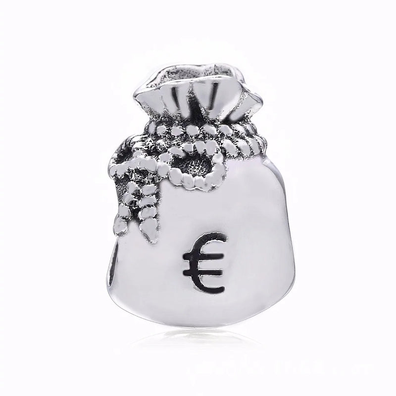 Silver Galaxy Purse Charm Beads for Bracelets