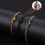 Silver/Gold Projection Bracelet Set for Men