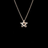 Silver Star Party Women's Pendant Necklace Female Choker