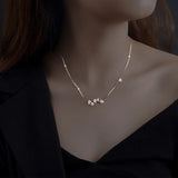 Silver Star Party Women's Pendant Necklace Female Choker Necklaces Jewelry