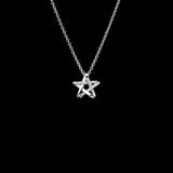 Silver Star Party Women's Pendant Necklace Female Choker