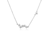 Silver Star Party Women's Pendant Necklace Female Choker Necklaces Jewelry