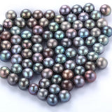 10pc Silver Gray AA Loose Pearls, Freshwater Oyster Pearls