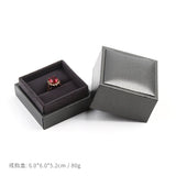 Silver Gray Necklace Bracelet Pendant Storage Case Jewelry Box
