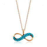 Silver Infinity Ladies Necklace