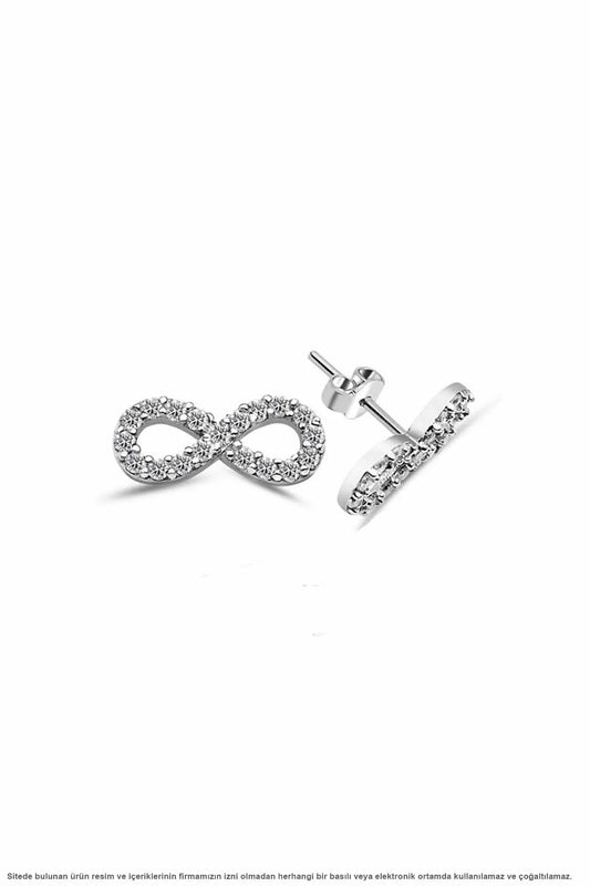 Silver Infinity Mini Earrings
