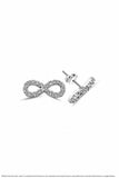 Silver Infinity Mini Earrings