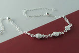 925 Silver Anklet Women Fish Pendant Silver Foot Jewelry Birthday Gift