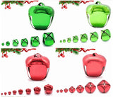 Silver Jingle Bells Aluminum Ornaments DIY Holiday Party