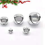 Silver Jingle Bells Aluminum Ornaments DIY Holiday Party