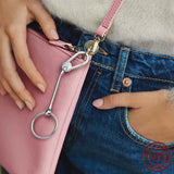 Silver Keychain Pendant Charms for Women Bracelet DIY Jewelry