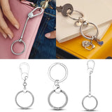 Silver Keychain Pendant Charms for Women Bracelet DIY Jewelry