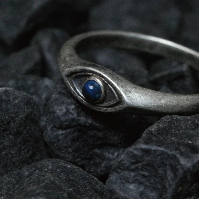 Vintage Ethnic Horse-Eye Pointed Rings Unisex Party Jewelry