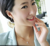 Crown Zircon 925 Sterling Silver Necklace for Women