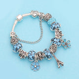 Eiffel Tower Lucky Bracelet Set 925 Sweet Romantic Style Gift