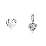 Sterling Silver Autumn Charm Pendant S925 for Jewelry Making