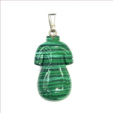 Cheongsam Shape Green Turquoise Pendant Gray Agate Jewelry