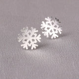 Silver Plated Creative Ear Hole Earrings for Women Prevent Style Small Earrings
