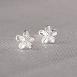 Silver Plated Creative Ear Hole Earrings for Women Prevent Style Small Earrings