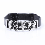 Silver Plated 10mm Mesh Bracelet With Starfish & Seahorse Charms