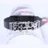 Silver Plated 10mm Mesh Bracelet With Starfish & Seahorse Charms