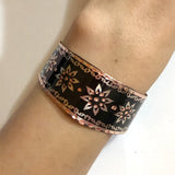 Silver Plated Women Copper Ring Bracelet Bangle Set
