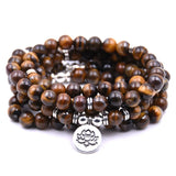 Silver Plated Malachite Stone Bracelet with Golden Sand Stone